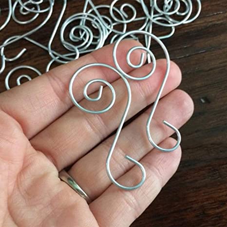 Elevate Essentials Ornament Hooks (Silver 100pk)