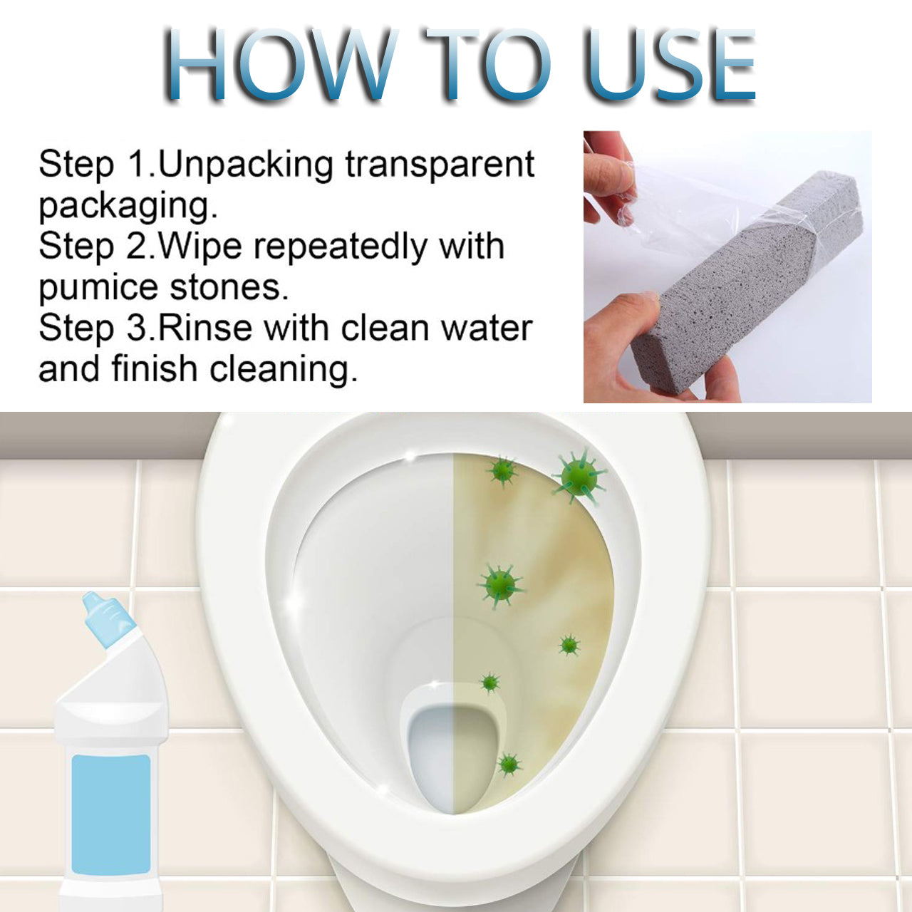 Elevate Essentials Pumice Cleaning Sticks
