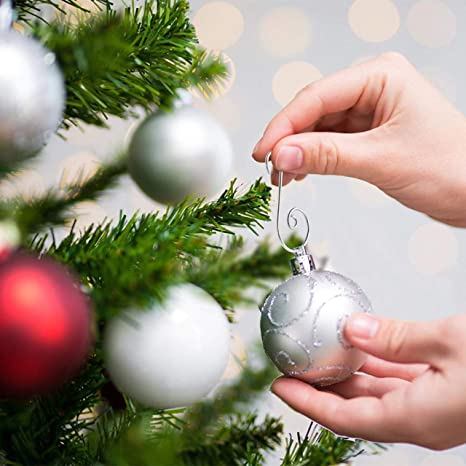 Elevate Essentials Ornament Hooks (Silver 100pk)