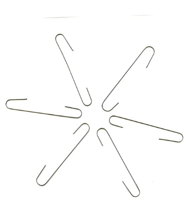 Elevate Essentials Silver Christmas Ornament Hooks - Ornament Hangers - Large 2.5 inch 200ct