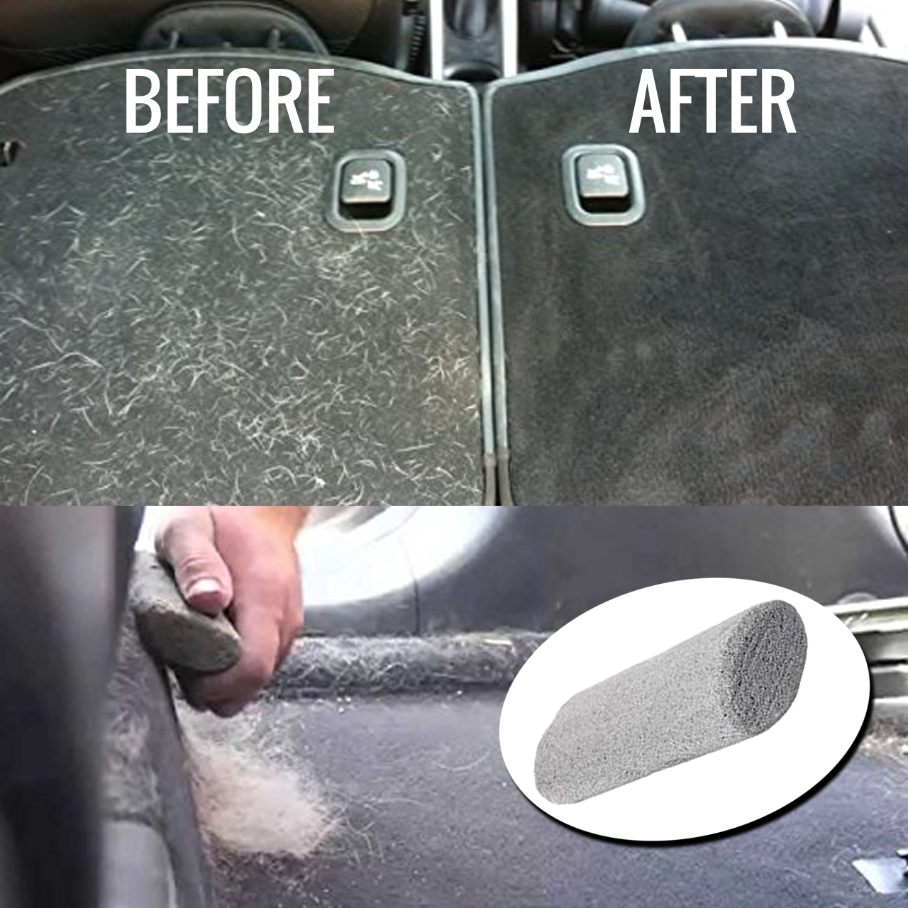 Elevate Essentials Pet Hair Stone for Car